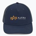 Men's Alpha Industries Label Trucker baseball cap rep.blue 2