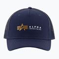 Men's Alpha Industries Label Trucker baseball cap rep.blue
