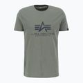 Alpha Industries men's Basic Rainbow Reflective vintage green t-shirt 2