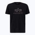 Alpha Industries men's Basic T Carbon black t-shirt