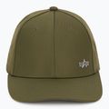 Alpha Industries Metal Label men's baseball cap dark olive 2