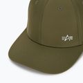 Alpha Industries Metal Label men's baseball cap dark olive 3