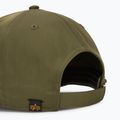 Alpha Industries Metal Label men's baseball cap dark olive 4