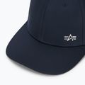 Alpha Industries men's Metal Label rep blue/chrome baseball cap 3