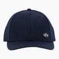 Alpha Industries men's Metal Label rep blue/chrome baseball cap