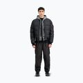 Men's insulated jacket Alpha Industries MA-1 Logo Puffer Bomber black 2
