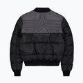 Men's insulated jacket Alpha Industries MA-1 Logo Puffer Bomber black 8