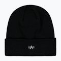 Winter hat Alpha Industries Metal Logo Beanie black