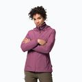 Jack Wolfskin women's Stormy Point rain jacket pink 1111201_2094