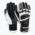 Ski gloves Reusch Master Pro black/white/safety yellow 2