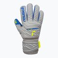 Reusch Attrakt Silver Roll Finger Junior children's goalkeeping gloves grey 5272217 6