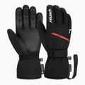 Ski gloves Reusch Morris GORE-TEX black/white/fire red 2