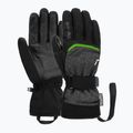 Reusch Outset R-Tex XT ski gloves black/black melange/neon green