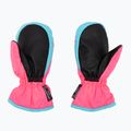 Reusch Ben Mitten children's ski gloves knockout pink/bachelor button 2