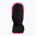 Children's ski gloves Reusch Ben Mitten black/ knockout pink 3