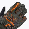 Reusch Attrakt Starter Solid Junior children's goalkeeper gloves green 5372014-5556 3