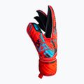 Reusch Attrakt Silver Roll Finger Junior Children's Goalkeeper Gloves Red 5372217-3333 6