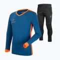 Reusch Match Set Junior children's goalkeeper set jersey + trousers navy blue and black