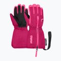 Children's ski gloves Reusch Tom fuchs purp/knockout pink