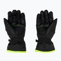 Children's ski glove Reusch Alan black/brilliant blue/safety yellow 2