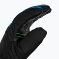 Children's ski glove Reusch Alan black/brilliant blue/safety yellow 4