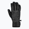 Women's ski gloves Reusch Beatrix R-Tex XT black/black leopard 7