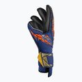 Reusch Attrakt Duo Evolution premium blue/gold/black goalie gloves 4
