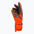 Reusch Attrakt Silver Junior hyper orng/elec blue/blck children's goalie gloves 4