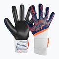 Reusch Pure Contact Gold premium blue/electric orange/black goalie gloves