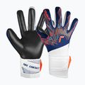 Reusch Pure Contact Silver Junior premium blue/electric orange/black children's goalie gloves