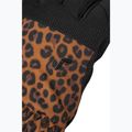 Women's ski gloves Reusch Keira R-Tex XT black/brown leopard 5