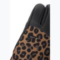 Women's ski gloves Reusch Beatrix R-Tex XT black/brown leopard 9
