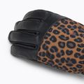 Women's ski gloves Reusch Beatrix R-Tex XT black/brown leopard 4