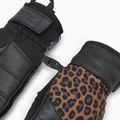Women's ski gloves Reusch Beatrix R-Tex XT black/brown leopard 5