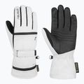 Women's ski gloves Reusch Alison Gore-Tex white/black