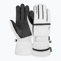 Women's ski gloves Reusch Alison Gore-Tex white/black 2