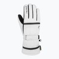 Women's ski gloves Reusch Alison Gore-Tex white/black 3