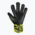 Reusch Attrakt Duo Evolution safety goalkeeper gloves yellow/silver/black 3