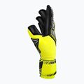 Reusch Attrakt Duo Evolution safety goalkeeper gloves yellow/silver/black 4