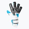 Reusch Attrakt Aqua Evolution goalkeeper gloves white/black/aqua blue 2
