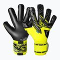 Reusch Attrakt Gold X Evolution safety goalkeeper gloves yellow/silver/black