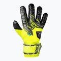 Reusch Attrakt Duo safety goalkeeper gloves yellow/silver/black 2