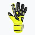 Reusch Attrakt Freegel Silver safety goalkeeper gloves yellow/silver/black 2