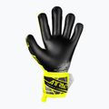 Reusch Attrakt Freegel Silver safety goalkeeper gloves yellow/silver/black 3