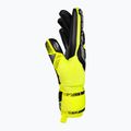 Reusch Attrakt Freegel Silver safety goalkeeper gloves yellow/silver/black 4