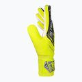 Reusch Attrakt Starter Solid safety yellow/silver goalkeeper gloves 4