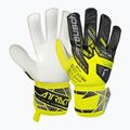 Reusch Attrakt Solid safety yellow/silver goalkeeper gloves