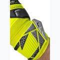 Reusch Attrakt Solid safety yellow/silver goalkeeper gloves 7