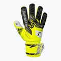 Reusch Attrakt Grip safety yellow/silver goalkeeper gloves 2