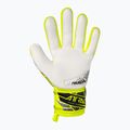 Reusch Attrakt Grip safety yellow/silver goalkeeper gloves 3